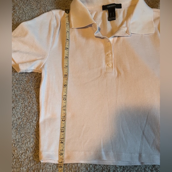 Forever 21 White Ribbed Top - Picture 5 of 5